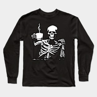 lets drink coffee Long Sleeve T-Shirt